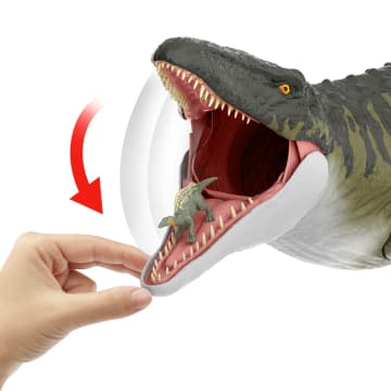Jurassic World Rebirth Mosasauro Supercolossale, Action Figure, Dinosauro Giocattolo - Image 3 of 6