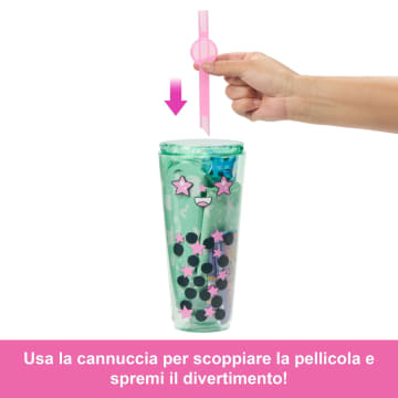 Barbie Pop Reveal Serie Bubble Tea, Bambola E Accessori, Set Con Bambola Green Tea Profumata Alla Moda - Image 3 of 6