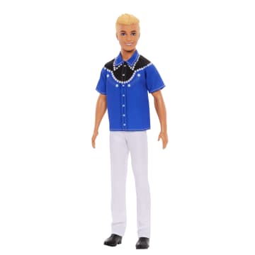 Barbie Fashionistas Ken-Puppe Blonde Mit Westernlook - Bild 1 von 6