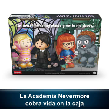 Conjunto De Edición Especial De Miércoles De Little People Collector Para Adultos Y Fans, 4 Figuras - Image 4 of 6