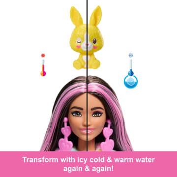 Barbie Cutie Reveal Bunny Doll & Accessories, Color Dream Series With 10 Surprises - Image 4 of 6