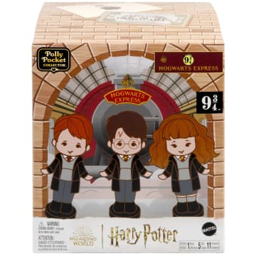 Estuche De Harry Potter Para Coleccionistas Con Conjunto De Juego Y Muñecos De Polly Pocket - Imagen 6 de 6