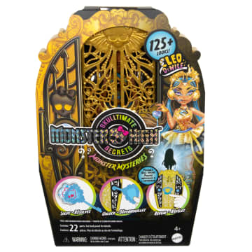 Monster High Straszysekrety Lalka Cleo De Nile Seria 4 Potworne Zagadki Zestaw Z Lalką, Szafą I Akcesoriami - Image 6 of 6