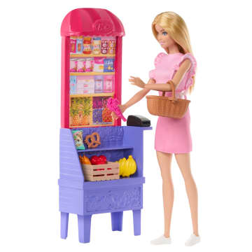 Barbie Und Teresa Rezept Für Freundschaft Malibu Auf Dem Markt Puppen- Und Spielset Mit 11 Zubehörteilen - Imagen 1 de 6