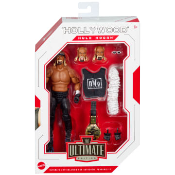 WWE Ultimate Edition “Hollywood” Hulk Hogan Action Figure & Accessories Set, 6-Inch Collectible - Image 2 of 6