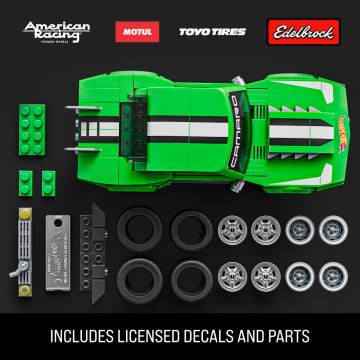 Mattel Brick Shop Hot Wheels Custom ’68 Camaro Building Toy Kit (289 Pieces), For Collectors - Bild 4 von 6