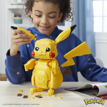 Mega Pokémon Jumbo Pikachu, Ruim 30 Cm Groot, Bouwset - Image 3 of 6