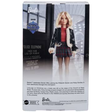 Ruby Sunday Barbie Doll, Dr. Who Collectible With Doll Stand & Certificate Of Authenticity - Image 6 of 6