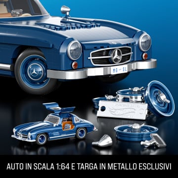 MEGA Hot Wheels Kit Da Costruzione Mercedes-Benz 300 Sl (1500 Pezzi) Per Collezionisti - Image 5 of 6