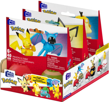 Mega Pokémon - Collection Coffret Poké Balls Avec 2 Pokémon - Jouet De Construction - 6 Ans Et + - Imagen 2 de 6