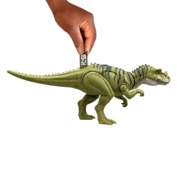 Jurassic World Ceratosauro Ruggito Selvaggio, Action Figure Dinosauro Con Attacco Con Morso E Suono - Image 4 of 6