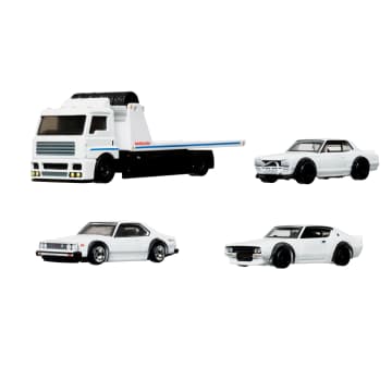 Hot Wheels Premium Collector Sergilenmeye Uygun Setler, 3 Araba Ve 1 Tır - Image 2 of 6