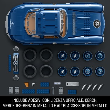 MEGA Hot Wheels Kit Da Costruzione Mercedes-Benz 300 Sl (1500 Pezzi) Per Collezionisti - Image 4 of 6