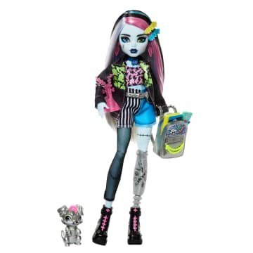 Monster High Frankie Stein, Modepop Met Dierenvriendje Watzie En Accessoires - Bild 1 von 6