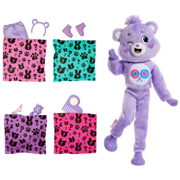 Barbie Cutie Reveal Troetelbeertjes Serie, Pop En Accessoires Met Pluchen Eerlijkheidsbeertjespak, 10 Verrassingen - Image 4 of 6