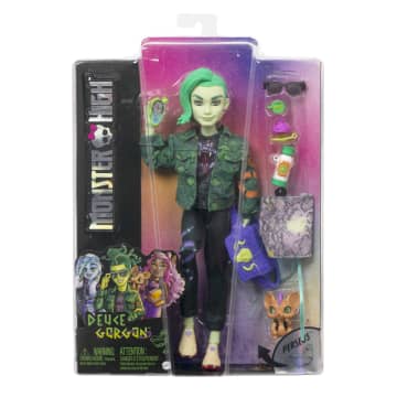 Monster High Deuce Gorgon Puppe Mit Haustier Und Zubehör - Image 6 of 6