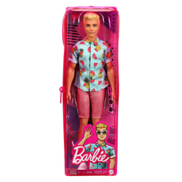 Barbie Ken Fashionistas Puppe Im Shirt Mit Früchteprint, Anziehpuppe - Imagen 6 de 6
