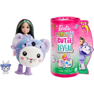 Muñeca Chelsea Pequeña Y Accesorios De La Colección Barbie Cutie Reveal Con Temática De Disfraces, Conejito Disfrazado De Koala - Image 1 of 6