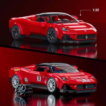 Hot Wheels Coffret De Construction Maserati Mc20 Mattel Brick Shop - Image 3 of 6
