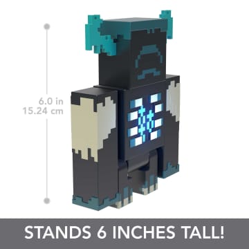 Minecraft Warden Action Figure Toy With Lights, Sounds And Accessories - Image 4 of 6