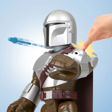 Imaginext - STAR WARS - Figurine XXL The Mandalorian, 40 cm - Imagen 4 de 6