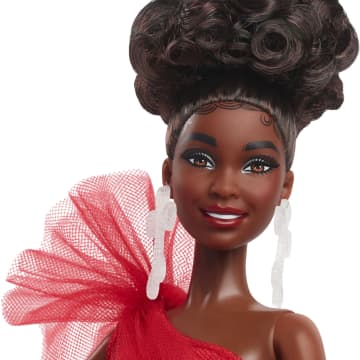 Barbie Signature 2024 Holiday Barbie Fashion Doll, Seasonal Collector Gift, Brown Hair With Plaid Gown - Image 2 of 6