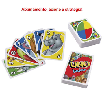 Uno Junior, Gioco Di Carte Per Bambini Dai 3 Anni In Su - Image 3 of 6