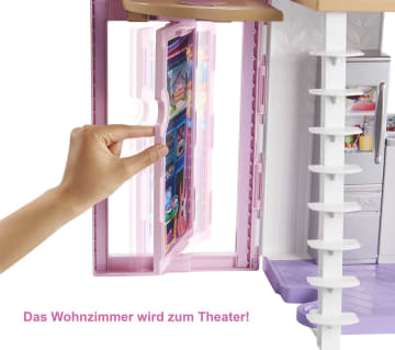 Barbie Malibu Haus, Puppenhaus, Barbie Stadthaus Mit Zubehör - Image 4 of 6