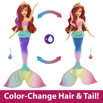 Disney Princess Toys, Ariel Swimming Mermaid Doll - Image 4 of 6