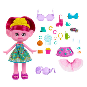 Les Trolls - Dreamworks - Coffret Reine Poppy Série Fun Fair Surprise - Mini-Poupée - 3 Ans Et + - Imagen 1 de 3