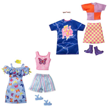 Barbie Kleding -- 2 Outfits En 2 Accessoires Voor Barbie - Image 2 of 6