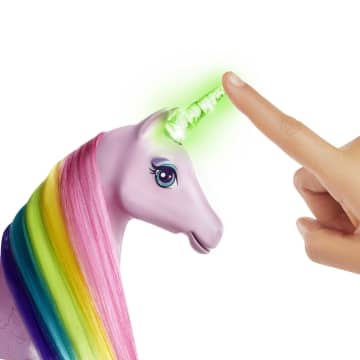 Barbie-Licorne Lumières Magiques Barbie Dreamtopia Et Poupée Barbie - Imagen 3 de 6