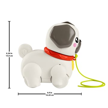 Fisher-Price Fp Pets Carlino Cammina Con Me, Giocattolo Trainabile Per Neonati E Bambini Con Movimento E Suoni - Image 5 of 6