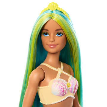Barbie-Poupées Sirènes Avec Cheveux Et Nageoire Colorés Et Serre-Tête - Imagen 2 de 6