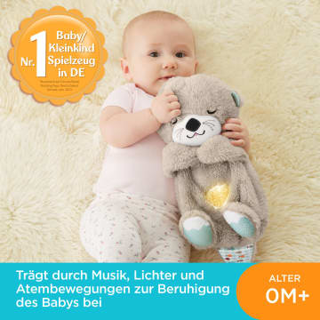 Fisher-Price Schlummer-Otter, Plüsch-Tier Baby, Spieluhr, Kuscheltier - Image 2 of 6