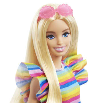Barbie-Puppe Mit Zahnspange Und Regenbogenkleid, Barbie Fashionistas - Bild 3 von 6