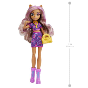 Bambole Monster High Clawdeen Wolf, bambole alla moda snodate con accessori - Imagen 7 de 8