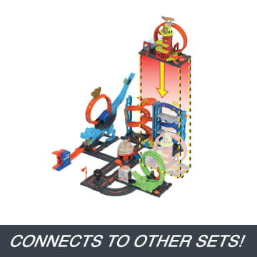 Hot Wheels City Super Loop Fire Station Playset, Track Set With 1 Toy Car - Image 7 of 8