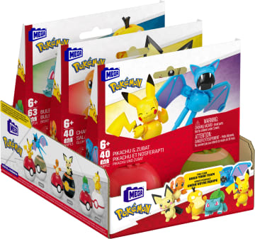 Mega Pokémon - Collection Coffret Poké Balls Avec 2 Pokémon - Jouet De Construction - 6 Ans Et + - Imagen 3 de 6