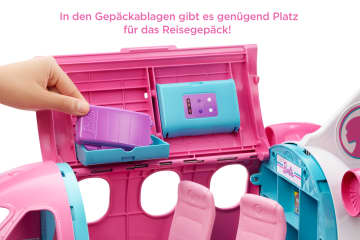 Barbie Reise Traumflugzeug Verwandelbares Spielset Mit Tollen Funktionen Und Mehr Als 15 Zubehörteilen - Image 3 of 6