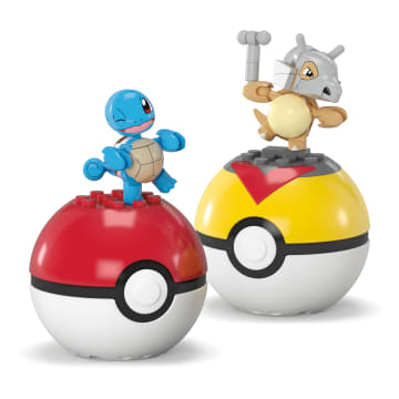 Mega Pokemon Pokeball 2-Pak Squirtle I Cubone Zestaw Klocków - Image 6 of 7