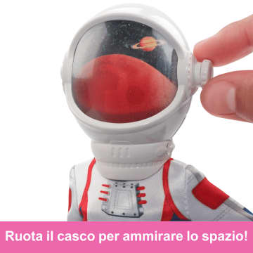 Barbie 65 Anniversario Careers Bambola Astronauta E 10 Accessori Tra Cui Rover Con Ruote Funzionanti E Casco Spaziale - Image 5 of 6