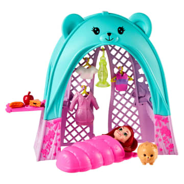 Polly Pocket Muhteşem Kamp Çadırı, Bebek Ve Evcil Hayvan Oyun Seti, Kamp Ve Yiyecek Temalı Aksesuarlar, Seyahat Oyuncağı - Imagen 4 de 6