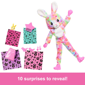 Barbie Cutie Reveal Bunny Doll & Accessories, Color Dream Series With 10 Surprises - Image 3 of 6