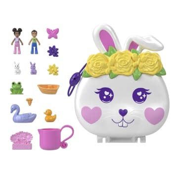 Polly Pocket Flower Garden Bunny Compact - Image 1 of 6