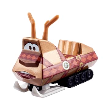 Disney And Pixar Cars Winter Singles 1:55 Die-Cast Vehicles, Small Metal Toy Cars With Winter Design - Imagen 8 de 11