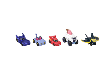 Fisher-Price Batwheels Dc Coffret De 5 Véhicules À L’Échelle 1/55 Avec Bam La Batmobile, Flamme, Kitty, Flocon Et Batplane - Imagen 5 de 6