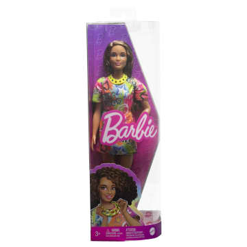 Barbie-Puppe, Brünett Mit Graffiti-Kleid, Barbie Fashionistas - Image 6 of 6