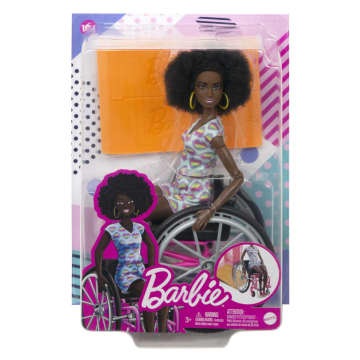 Barbie Fashionistas Lalka z wózkiem inwalidzkim i rampą - Image 6 of 7