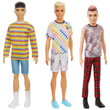 Barbie Ken Fashionistas Fashion Dolls with Trendy Clothes and Accessories - Image 3 of 18